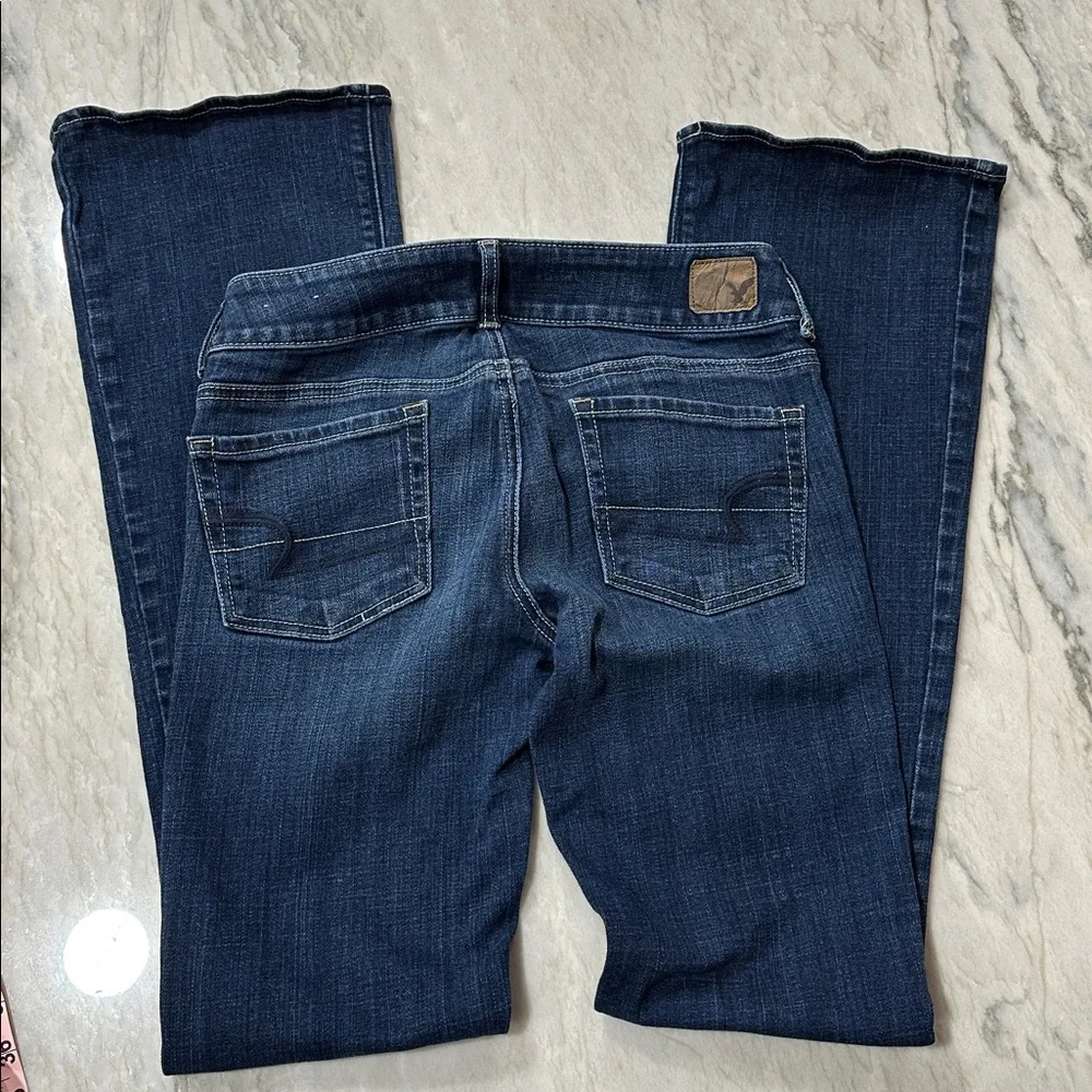 American Eagle Artist Stretch Denim Jeans size 4 Long - Picture 5 of 8